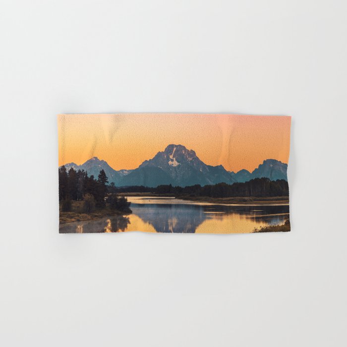 Sunrise In The Rockies - Grand Teton National Park Bath Towel Gallery Image 1