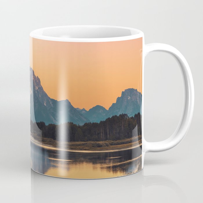 Sunrise In The Rockies - Grand Teton National Park Coffee Mug Gallery Image 1