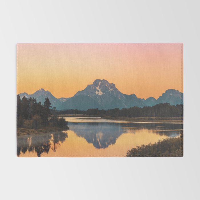 Sunrise In The Rockies - Grand Teton National Park Rug Gallery Image 2