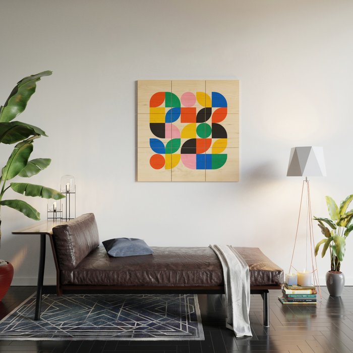BAUHAUS 06: Exhibition 1923 | Mid Century Series  Wood Wall Art Gallery Image 2