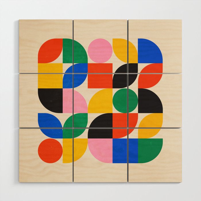 BAUHAUS 06: Exhibition 1923 | Mid Century Series  Wood Wall Art Gallery Image 1