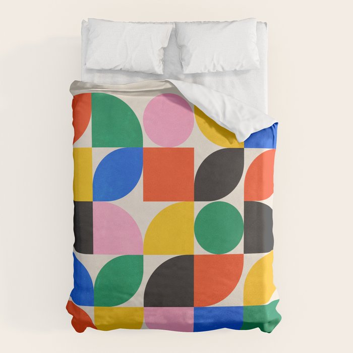 BAUHAUS 06: Exhibition 1923 | Mid Century Series  Duvet Cover Gallery Image 6