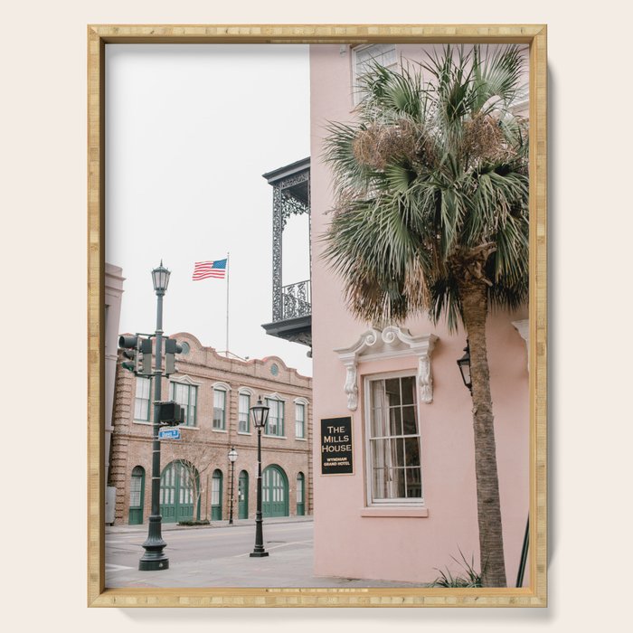 Charleston Pink Serving Tray Gallery Image 1