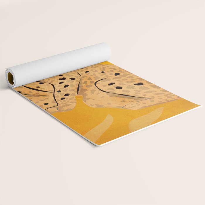 Leopard Yoga Mat Gallery Image 2