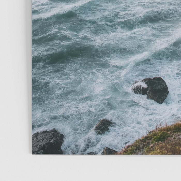 Waves Below Pines - Pacific Northwest Coast Wall Art Poster Gallery Image 3
