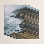 Waves Below Pines - Pacific Northwest Coast Wall Art Wrapping Paper Gallery Image 3