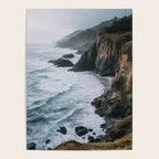 Waves Below Pines - Pacific Northwest Coast Wall Art Poster Gallery Image 4