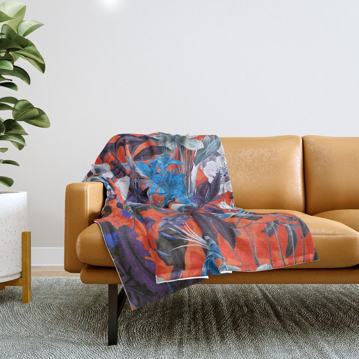Romantic Garden IX Throw Blanket Gallery Image 1