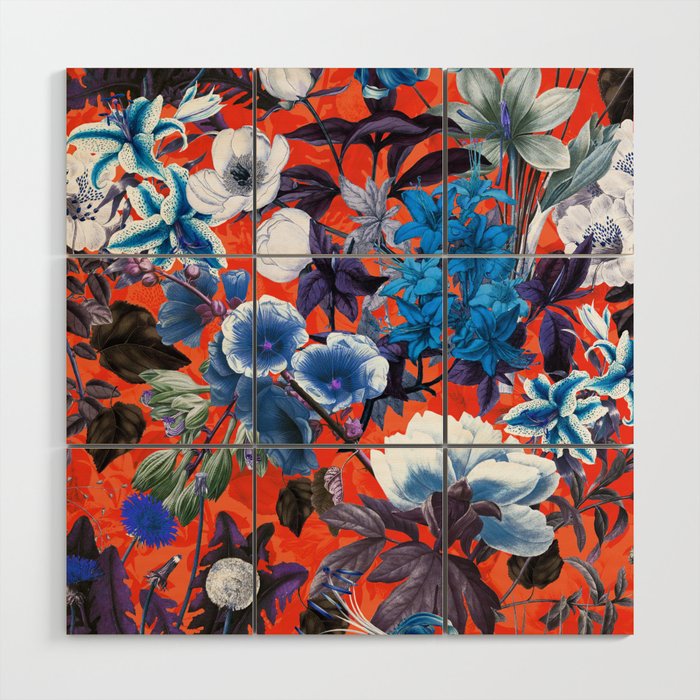 Romantic Garden IX Wood Wall Art Gallery Image 1