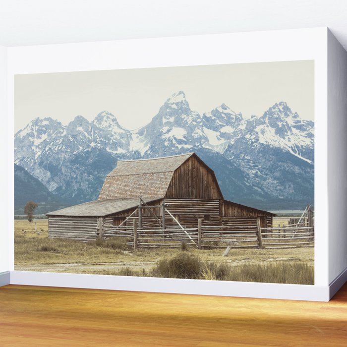 A Rocky Mountain Adventure - The Grand Tetons Wall Mural Gallery Image 2