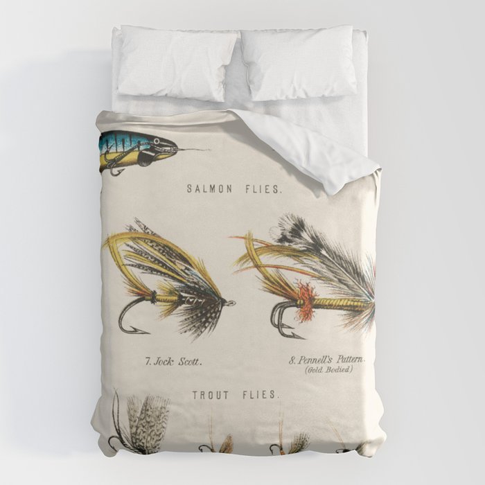 Angling Chart Duvet Cover Gallery Image 1