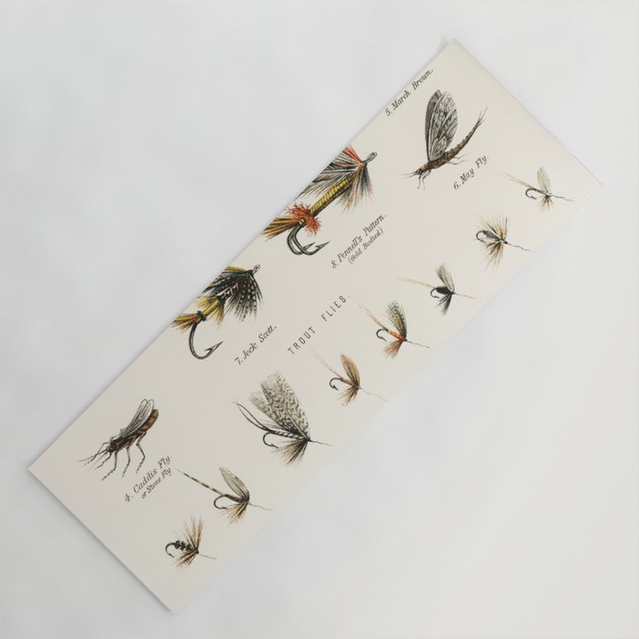 Angling Chart Yoga Mat Gallery Image 1