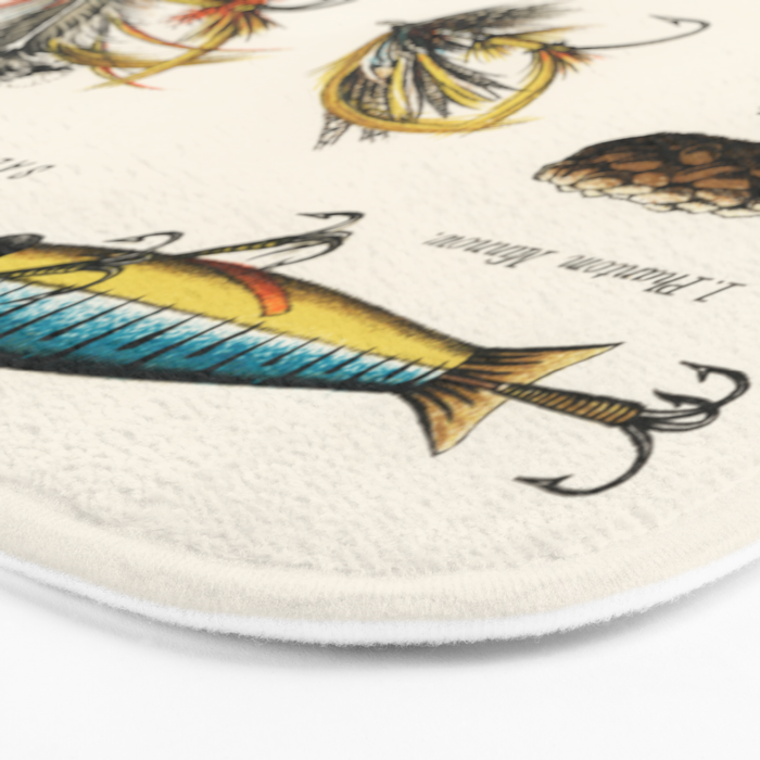Angling Chart Bath Mat Gallery Image 3