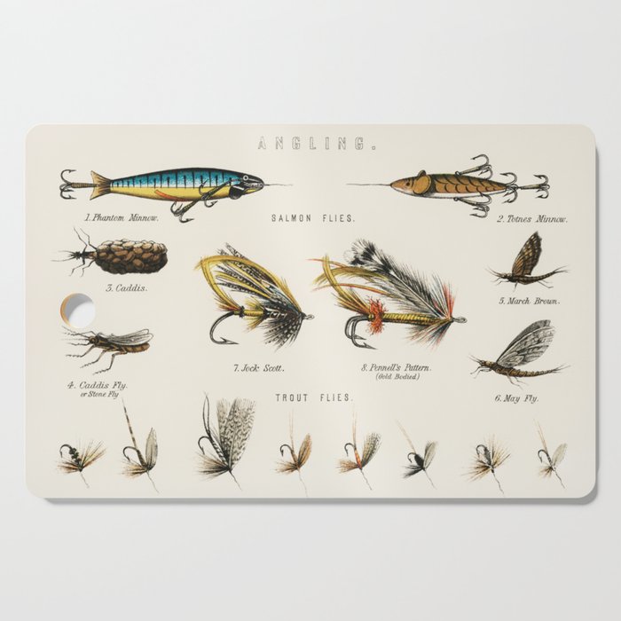 Angling Chart Cutting Board Gallery Image 1