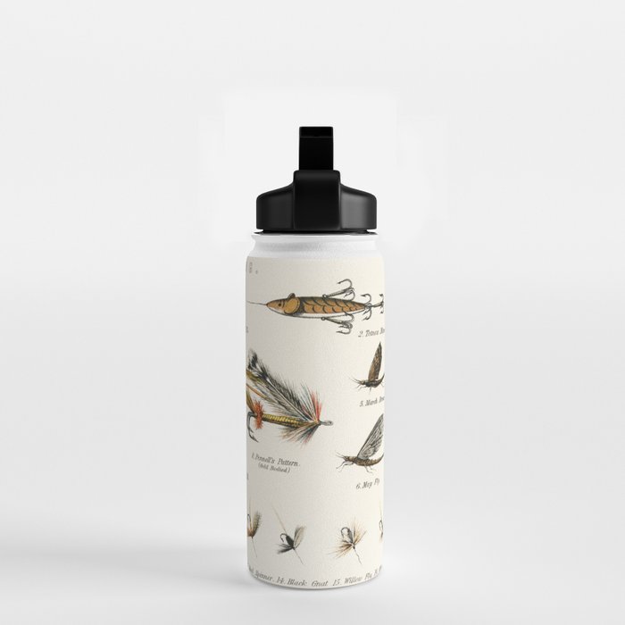 Angling Chart Water Bottle Gallery Image 2