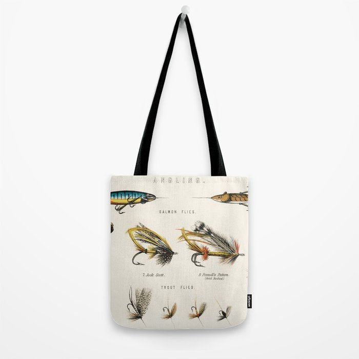 Angling Chart Tote Bag Gallery Image 2