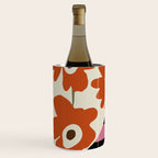 color checkerboard with dropping flower Wine Chiller Gallery Image 2