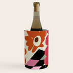 color checkerboard with dropping flower Wine Chiller Gallery Image 1
