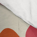 color checkerboard with dropping flower Comforter Gallery Image 4