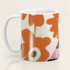 color checkerboard with dropping flower Coffee Mug Gallery Image 3