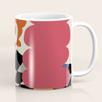 color checkerboard with dropping flower Coffee Mug Gallery Image 1
