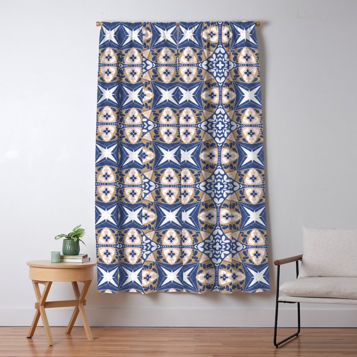 Nature Circular Tiles PB Window Curtain Gallery Image 5