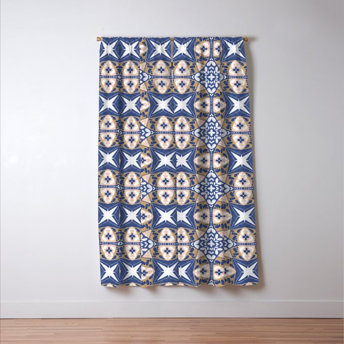 Nature Circular Tiles PB Window Curtain Gallery Image 3