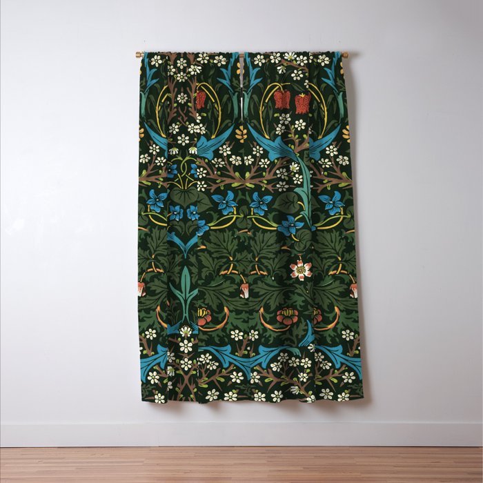 William Morris floral print Window Curtain Gallery Image 3