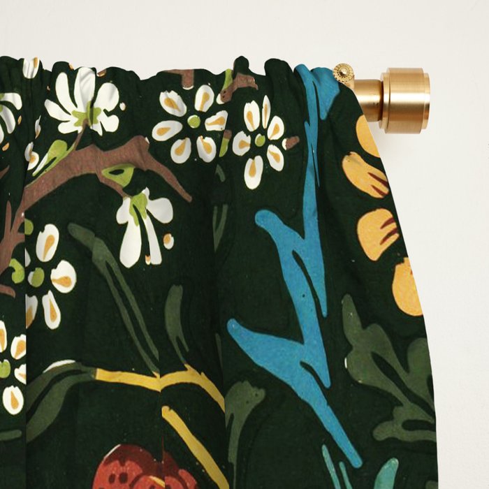 William Morris floral print Window Curtain Gallery Image 2