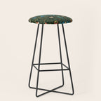 William Morris floral print Stool Gallery Image 1