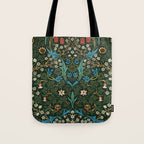 William Morris floral print Tote Bag Gallery Image 1