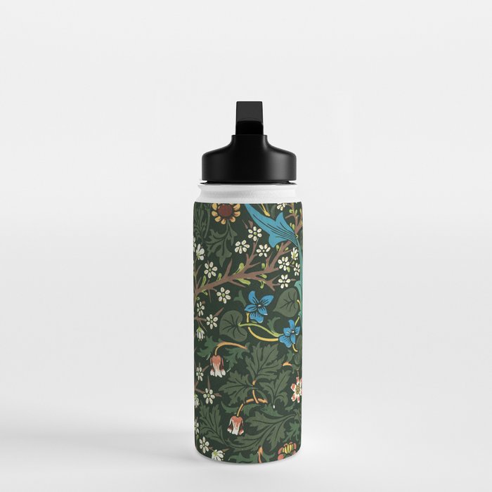 William Morris floral print Water Bottle Gallery Image 3