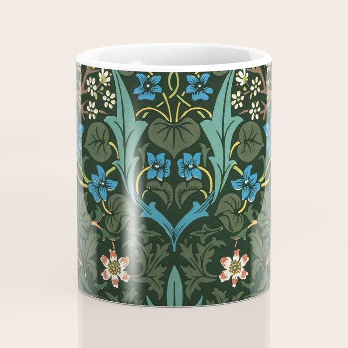 William Morris floral print Coffee Mug Gallery Image 4