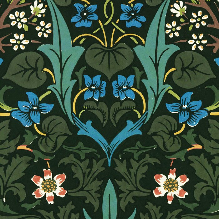 William Morris floral print Coffee Mug Gallery Image 2