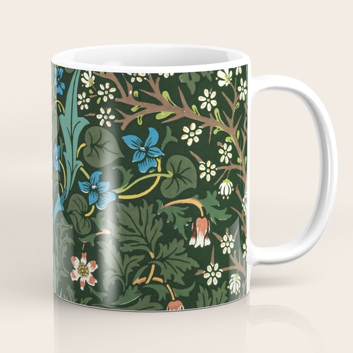 William Morris floral print Coffee Mug Gallery Image 1