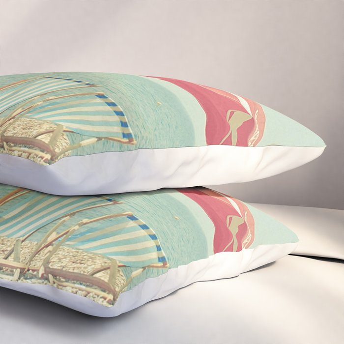 Deserted Beach Pillow Sham Gallery Image 3