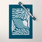 Ocean Floor - Dark Wrapping Paper Gallery Image 1