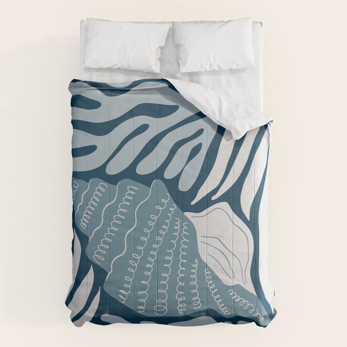 Ocean Floor - Dark Comforter Gallery Image 1