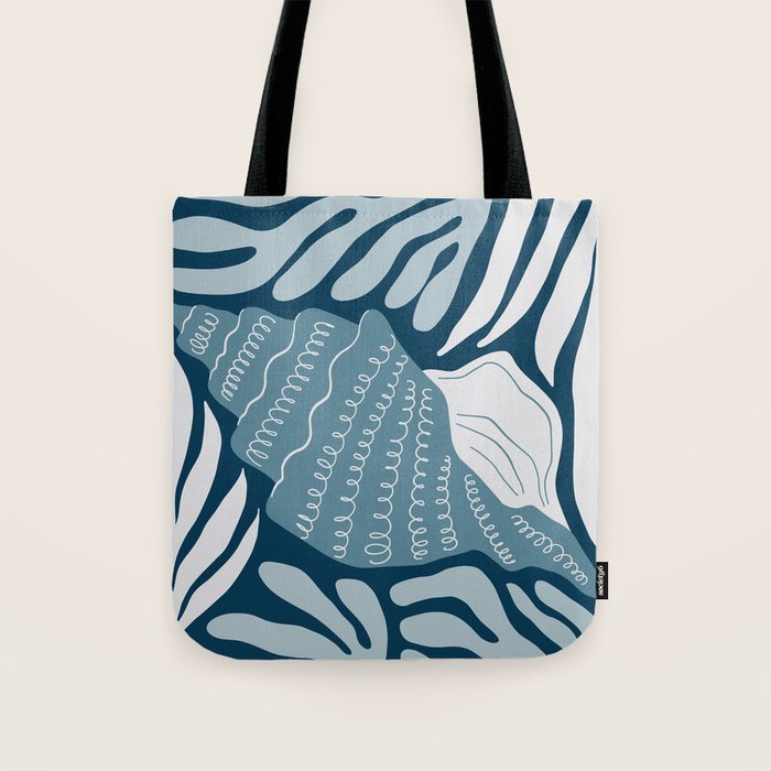 Ocean Floor - Dark Tote Bag Gallery Image 1