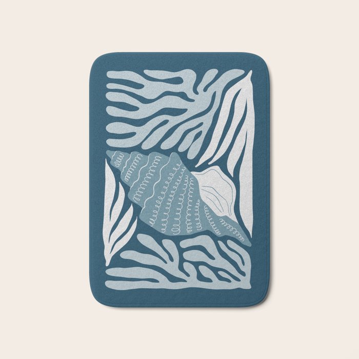 Ocean Floor - Dark Bath Mat Gallery Image 1