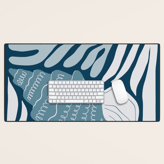 Ocean Floor - Dark Desk Mat Gallery Image 1