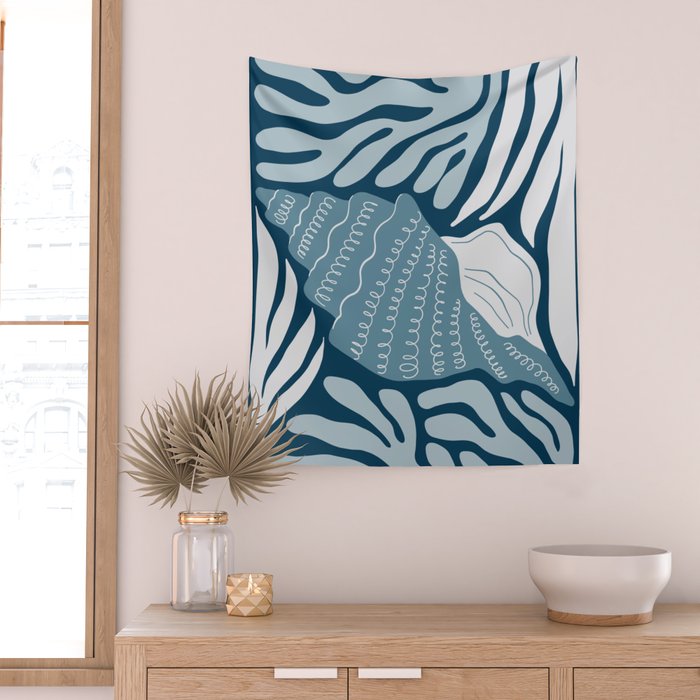 Ocean Floor - Dark Wall Tapestry Gallery Image 2