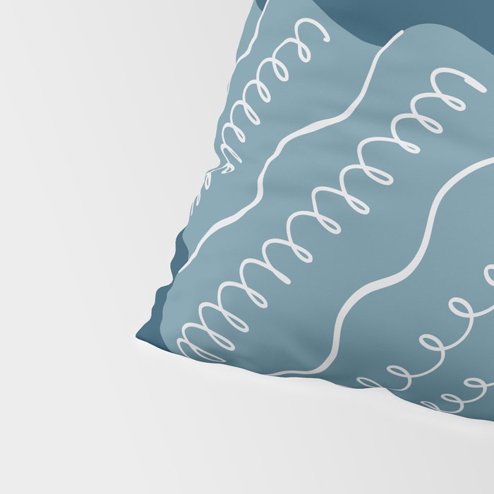 Ocean Floor - Dark Pillow Sham Gallery Image 4