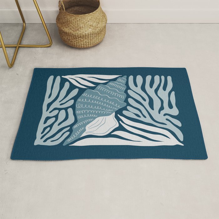 Ocean Floor - Dark Rug Gallery Image 1