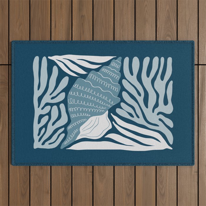 Ocean Floor - Dark Outdoor Rug Gallery Image 1
