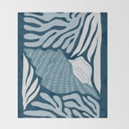 Ocean Floor - Dark Throw Blanket Gallery Image 2