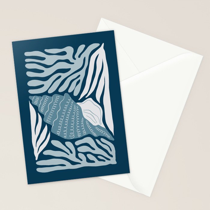 Ocean Floor - Dark Stationery Card Gallery Image 2