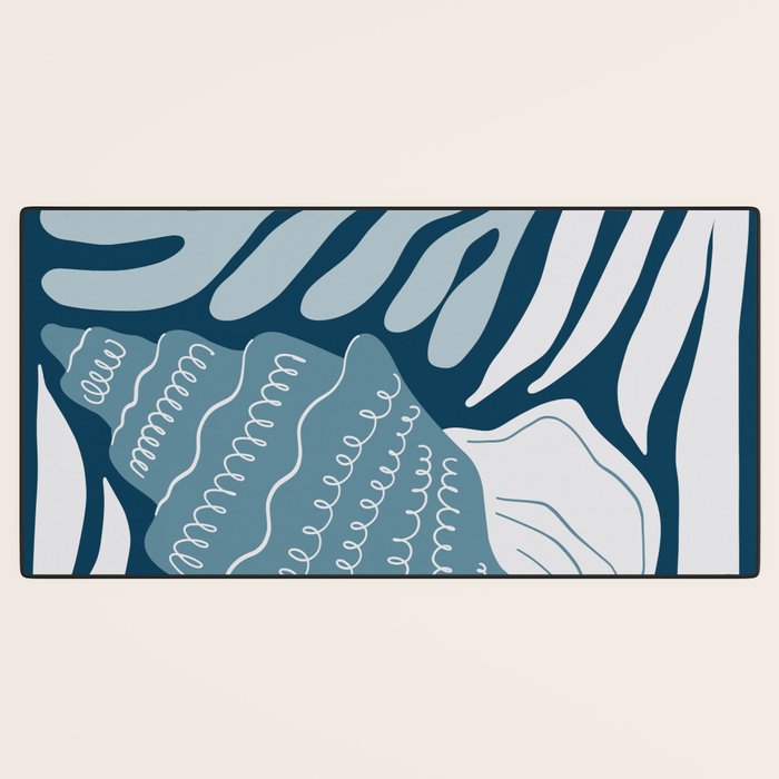 Ocean Floor - Dark Desk Mat Gallery Image 3