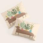 Dachshund & Parrot Pillow Sham Gallery Image 3