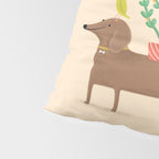Dachshund & Parrot Pillow Sham Gallery Image 4